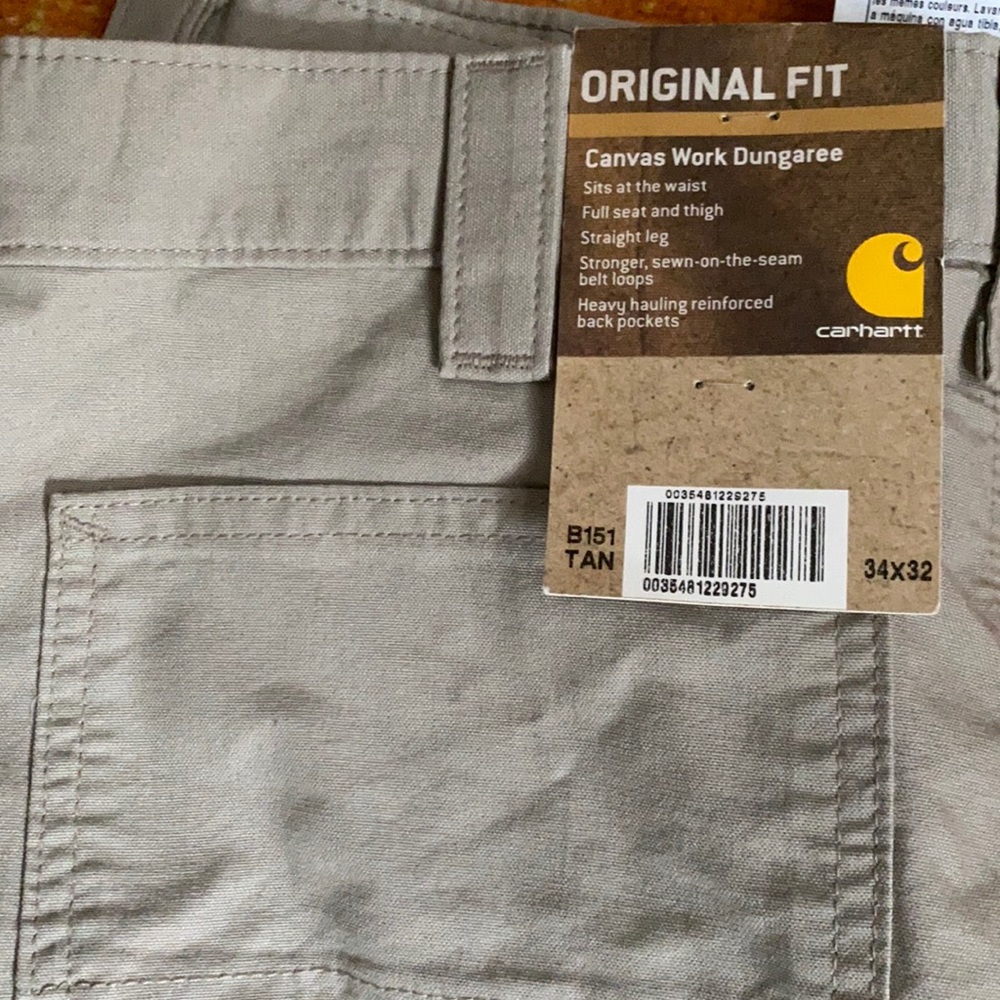 Carhartt carpenters..fits TRUE TO SIZE